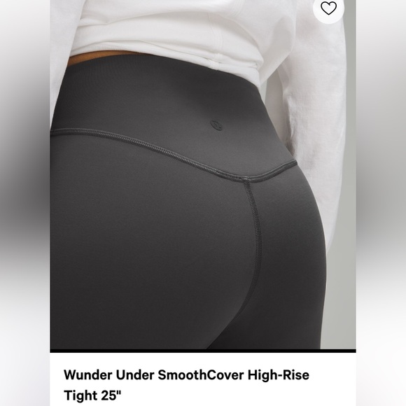 lululemon wunder under smoothcover high rise 25’’ - Picture 4 of 4